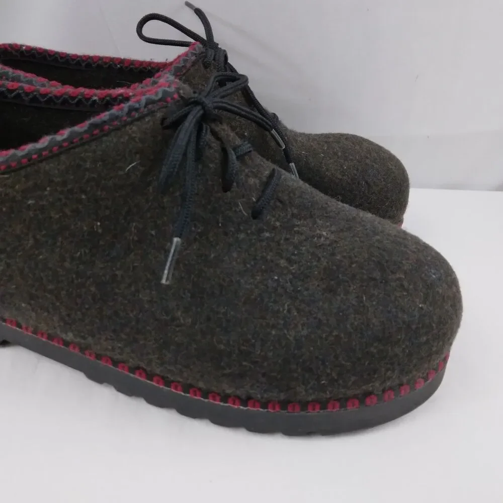 Wild n Wooly by Stegmann Shoes Gray Pure New Wool Germany Women's Size US 7 - Picture 3 of 15